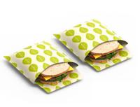 Vegan Wax Wraps Vegan Sandwich Wrap Set van 2 - thumbnail