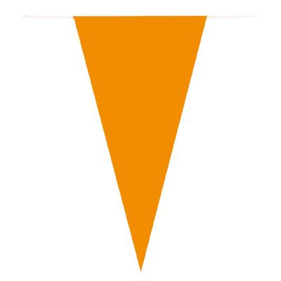 Boland Papieren vlaggenlijn oranje, 10mtr.