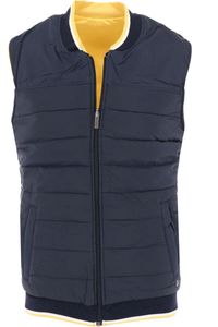 Marvelis Casual Modern Fit Outdoor vest marine, Effen