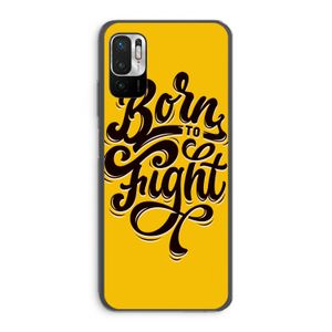 Born to Fight: Xiaomi Redmi Note 10 5G Transparant Hoesje