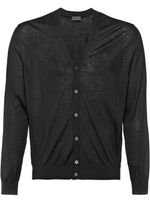 Prada cardigan à col v - Noir