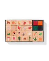 HEMA Stempelset bosdier 28-delig