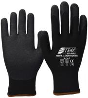 NITRAS SAFETY Winter glove size 8 black snow fighter
