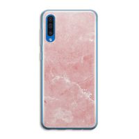 Roze marmer: Samsung Galaxy A50 Transparant Hoesje