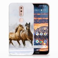 Nokia 4.2 | TPU Hoesje | Paarden