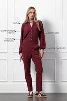 Jennifer blouse - bordeaux - 13194