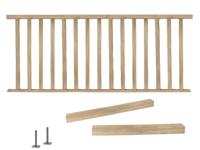 Balustrade beuken - Model 14 - 100 of 320 cm - hoge kwaliteit - duurzaam hout - thumbnail