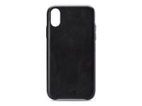Senza Senza Pure Leather Cover Apple iPhone Xs Max Deep Black