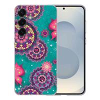 TPU Hoesje Samsung Galaxy S25 - Cirkels en Vlinders Backcover