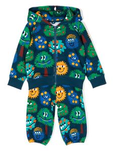 Stella McCartney Kids survêtement à imprimé graphique - Bleu