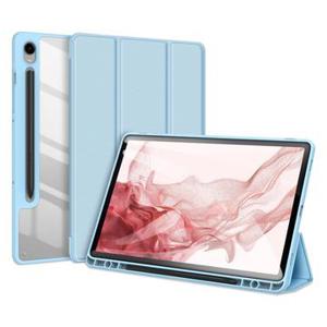 Samsung Galaxy Tab S9 Dux Ducis Toby Tri-Fold Smart Folio Hoesje - Baby Blauw