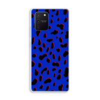 Blue Leopard: Samsung Galaxy Note 10 Lite Transparant Hoesje