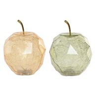 Verlichte decoratie Home ESPRIT Kristal Shabby Chic 14 x 14 x 19 cm (2 Stuks)