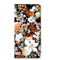 Smart Cover voor Google Pixel 7 Pro Dark Flowers