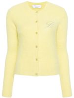 Blumarine cardigan à ornements en cristal - Jaune - thumbnail