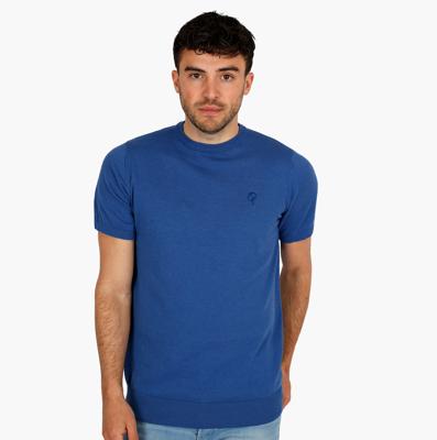Heren T-Shirt Maurik | Avondblauw Melange