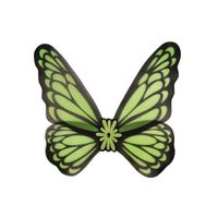 Vlinder verkleed vleugels groen volwassenen - thumbnail