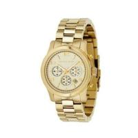 Michael Kors Dames Runway goudkleurig horloge MK5055