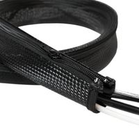 LogiLink KAB0046 kabel beschermer Zwart