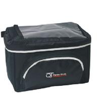 Qtcycletech Cycletech stuurtas met riempjes 6,5 liter zwart