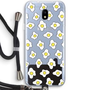 Spiegeleitjes: Samsung Galaxy J3 (2017) Transparant Hoesje met koord