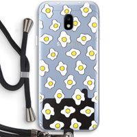 Spiegeleitjes: Samsung Galaxy J3 (2017) Transparant Hoesje met koord