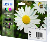Huismerk Epson 18XL (T1816) Inktcartridges Multipack (zwart + 3 kleuren) - thumbnail