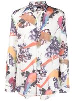Viktor & Rolf chemise à imprimé graphique - Blanc