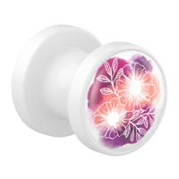 Tunnel met La vie en rouge Acryl Tunnels & Plugs