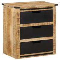 Dressoir met 3 lades 55x35x60 cm massief mangohout Dressoir met 3 lades 55x35x60 cm massief mangohout
