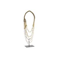 Decoratieve figuren DKD Home Decor Ketting Ijzer Schelpen (21 x 10 x 62 cm)