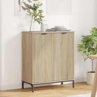 Dressoir Sonoma eiken 69.5 x 33 x 82 cm Bewerkt hout