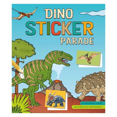 Deltas Dino sticker parade
