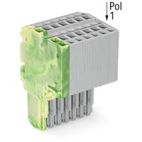 WAGO 2020-208/000-037 Connector, female Groen, Geel, Grijs 25 stuk(s)