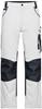 James & Nicholson JN832 Workwear Pants -STRONG- - White/Carbon - 52