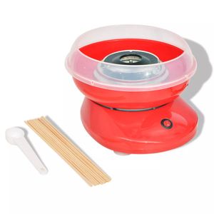 VidaXL Suikerspinmachine 480 w rood