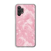 Abstract Painting Pink: Samsung Galaxy A32 5G Transparant Hoesje