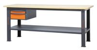 Beta C58Bc-W2,1 2C/A Werkbank | Hout | 2 laden - 058000636