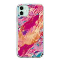 Pastel Echoes: iPhone 11 Transparant Hoesje