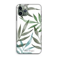 Tropical watercolor leaves: iPhone 11 Pro Tough Case