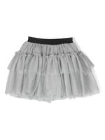 Chiara Ferragni Kids tutu à ceinture à logo - Gris