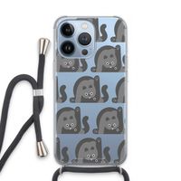 Cats: iPhone 13 Pro Transparant Hoesje met koord