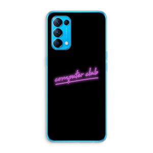 Vice Black: Oppo Find X3 Lite Transparant Hoesje