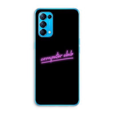Vice Black: Oppo Find X3 Lite Transparant Hoesje