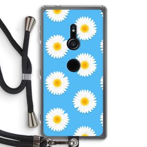 Margrietjes: Sony Xperia XZ2 Transparant Hoesje met koord