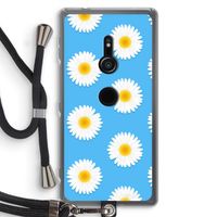 Margrietjes: Sony Xperia XZ2 Transparant Hoesje met koord