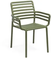 Nardi stapelbare dining tuinstoel doga groen