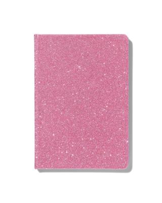 HEMA Notitieboekje A5 Glitter Roze