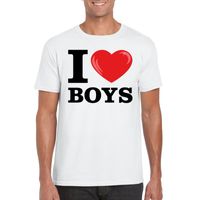 I love boys t-shirt wit heren - thumbnail