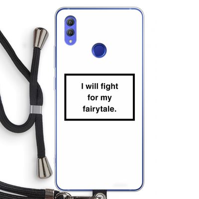 Fight for my fairytale: Honor Note 10 Transparant Hoesje met koord